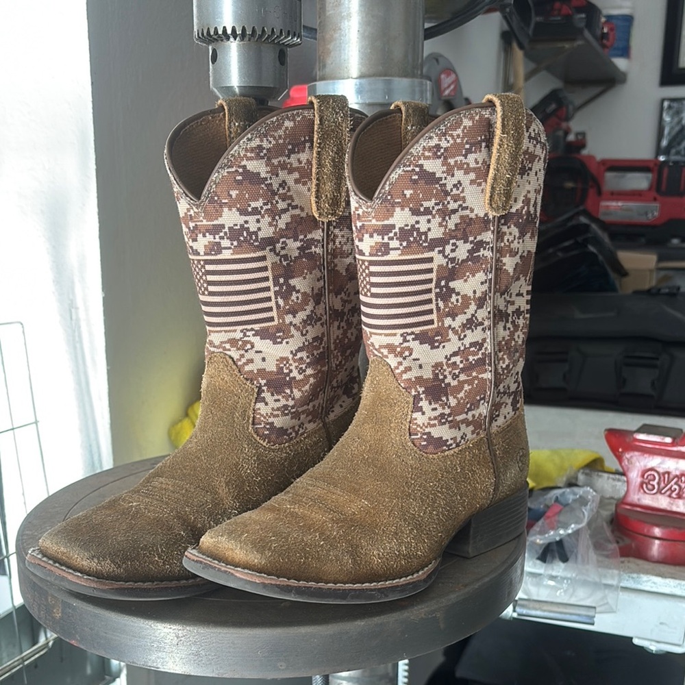 Ariat Kids Camo Western Boots